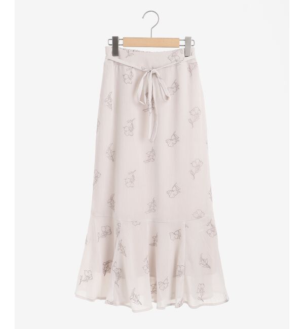 MAJESTICLEGON「エンブロイダリーマーメイドスカート」|フレア|