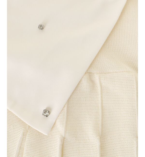  「フロントビッグリボンニットミニワンピ」|ワンピース|