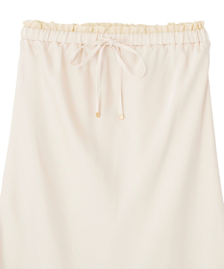 earth music&ecology「サテンフリルマーメイドスカート」|フレア|