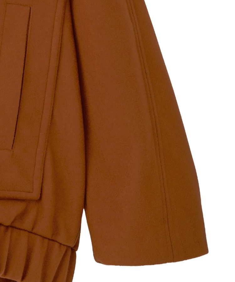 Green Parks「ニットフード付きウーリーブルゾン」|ブルゾン・スタジャン|