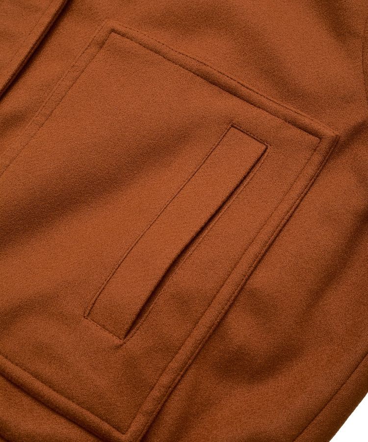 Green Parks「ニットフード付きウーリーブルゾン」|ブルゾン・スタジャン|