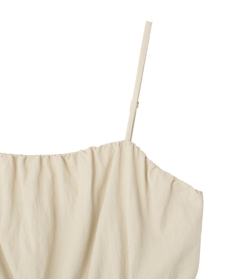 Green Parks「胸元バルーンワイドシルエットサロペット」|オールインワン|