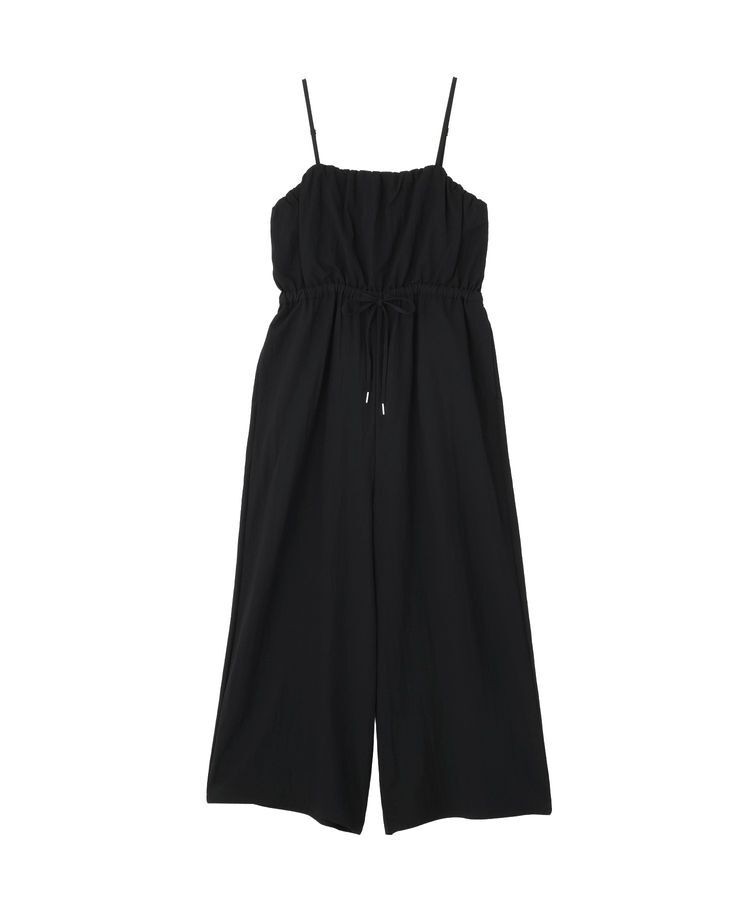 Green Parks「胸元バルーンワイドシルエットサロペット」|オールインワン|