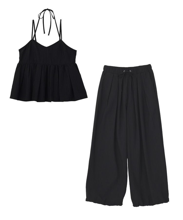 Green Parks「SET２点キャミビスチェ+ワイドパンツ」|ワンピース|