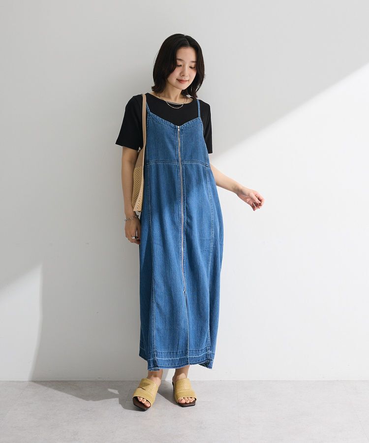 Green Parks「ライトデニムキャミワンピース」|ワンピース|