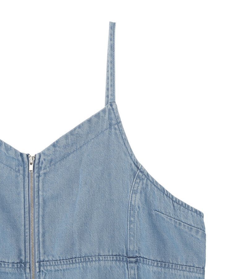 Green Parks「ライトデニムキャミワンピース」|ワンピース|