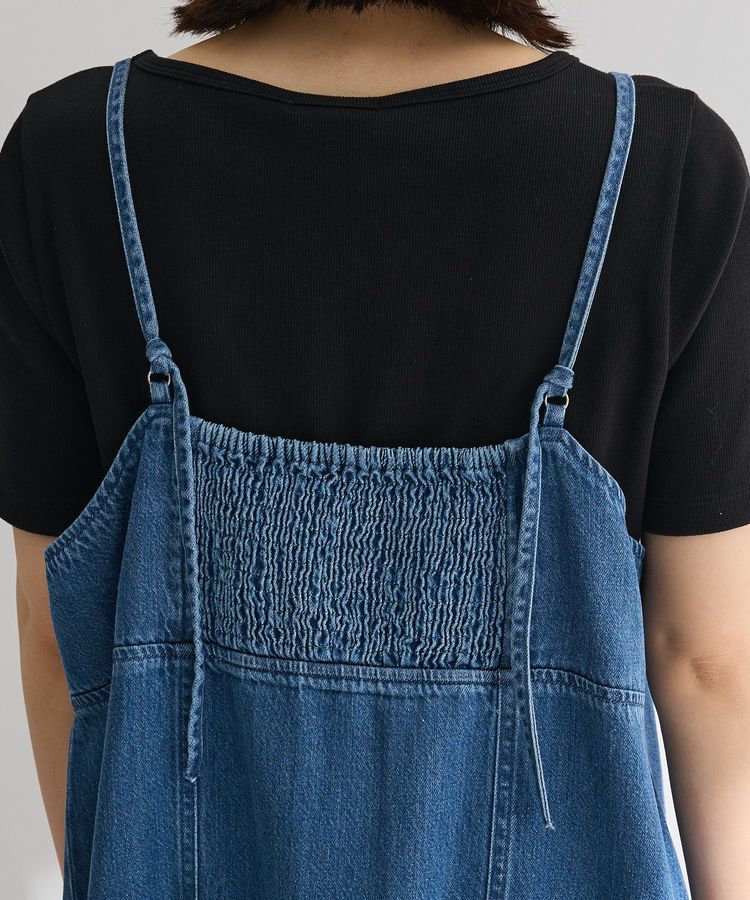 Green Parks「ライトデニムキャミワンピース」|ワンピース|