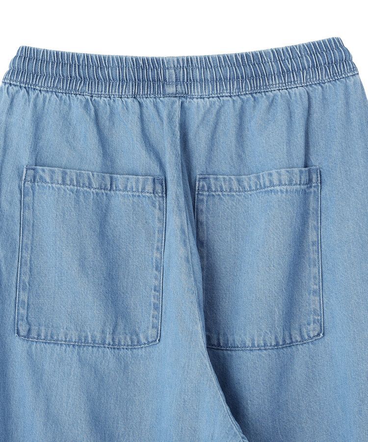 Green Parks「ライトデニムワイドパンツ」|デニム|