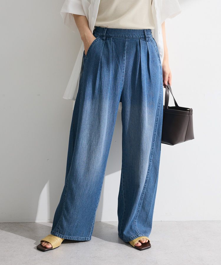 Green Parks「ライトデニムコクーンパンツ」|デニム|