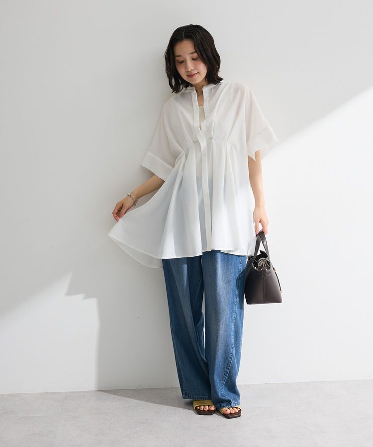 Green Parks「ライトデニムコクーンパンツ」|デニム|