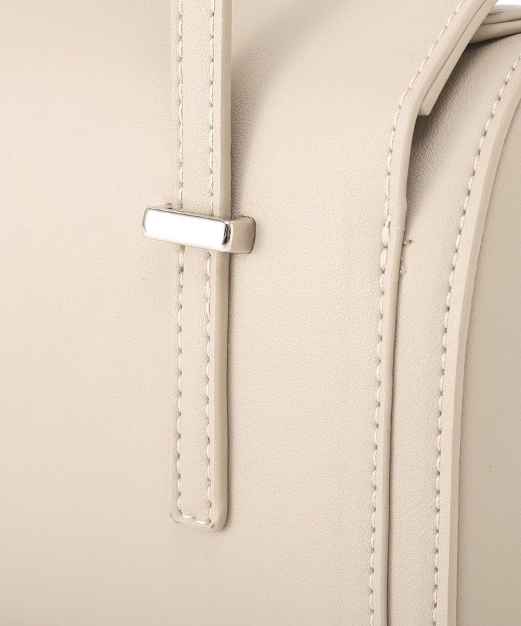 YECCA VECCA「フェイクレザーミニボストンバッグ」|ショルダー・メッセンジャー|