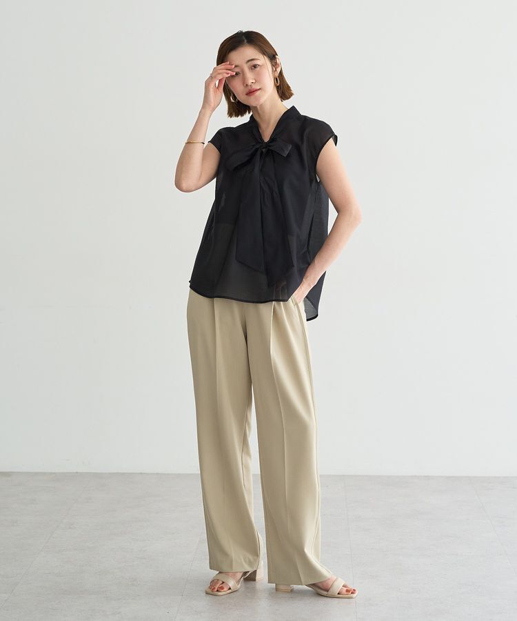 YECCA VECCA「サイドラインパイピングストレートパンツ」|その他|