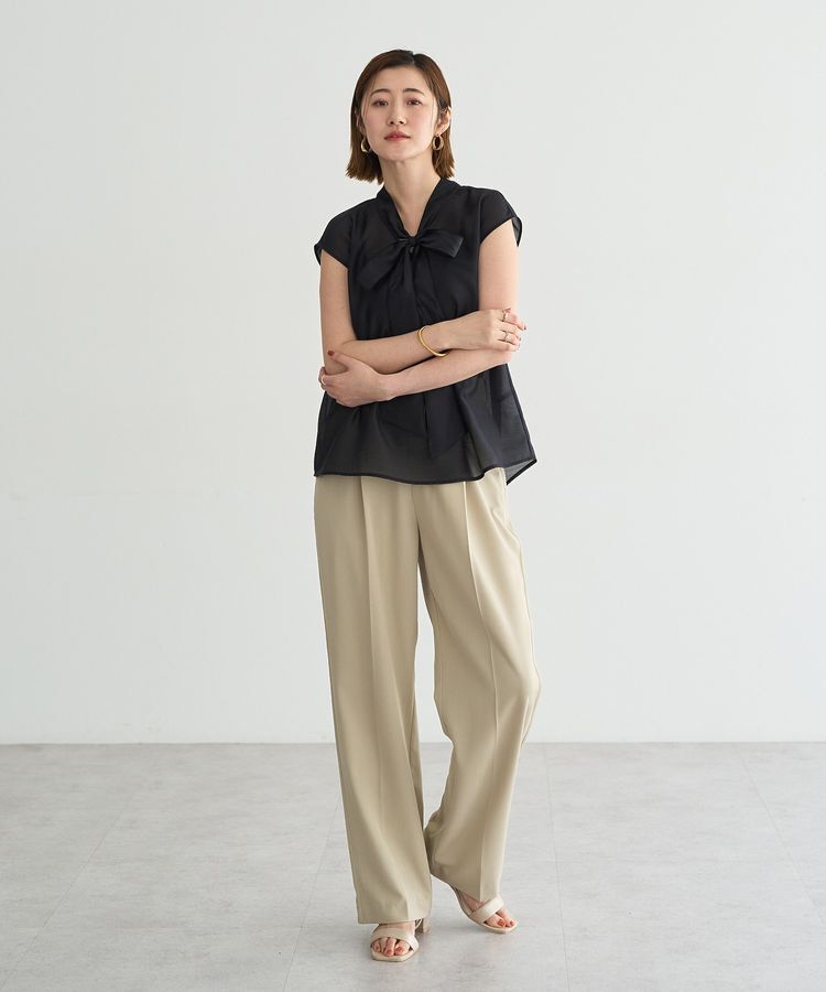 YECCA VECCA「サイドラインパイピングストレートパンツ」|その他|