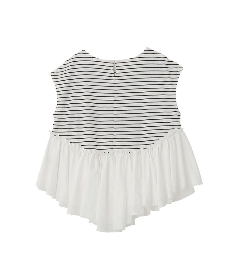 YECCA VECCA「アシメペプラムカットソー」|Tシャツ・カットソー|