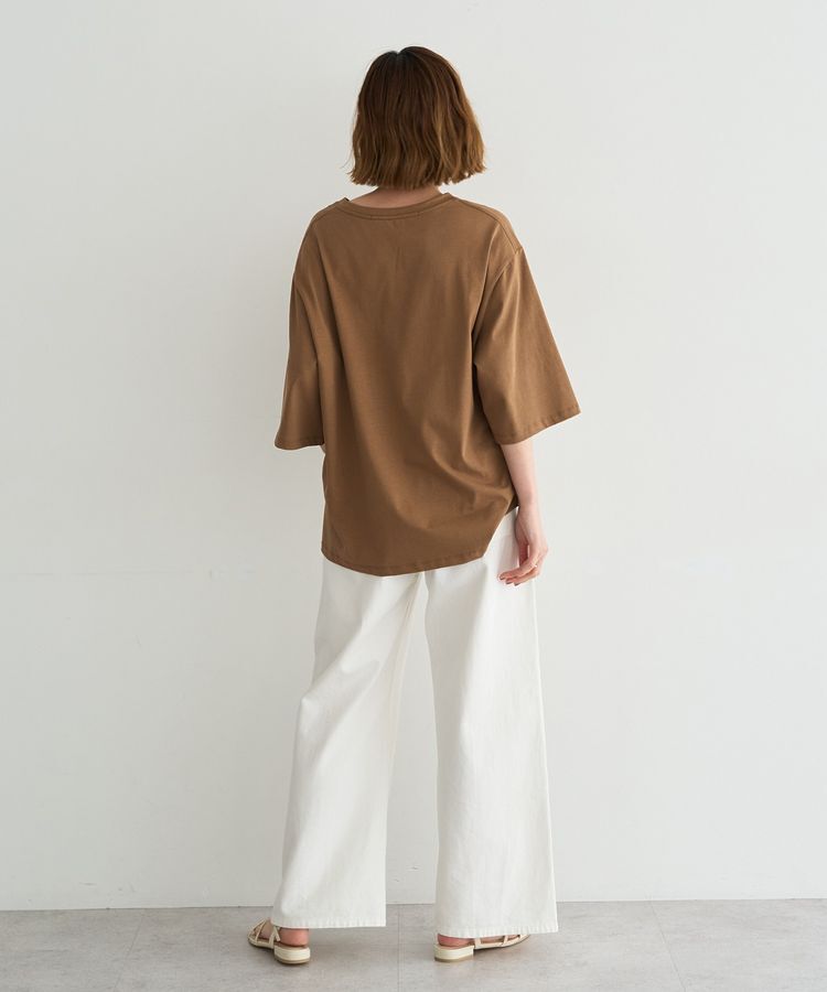 YECCA VECCA「綿麻バギーツイルパンツ」|その他|