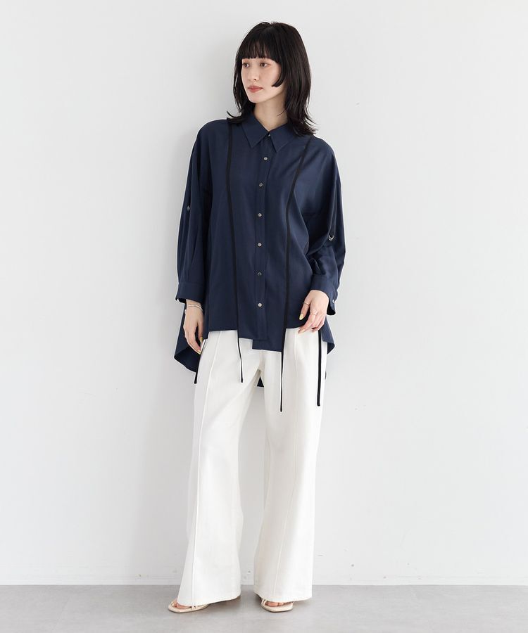 YECCA VECCA「綿麻バギーツイルパンツ」|その他|