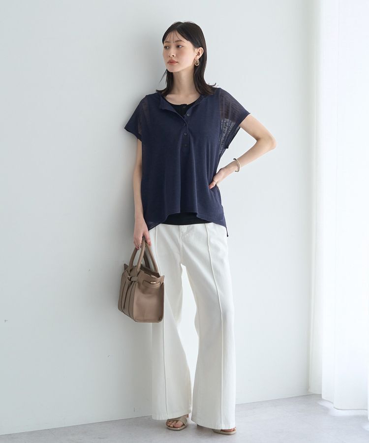 YECCA VECCA「綿麻バギーツイルパンツ」|その他|