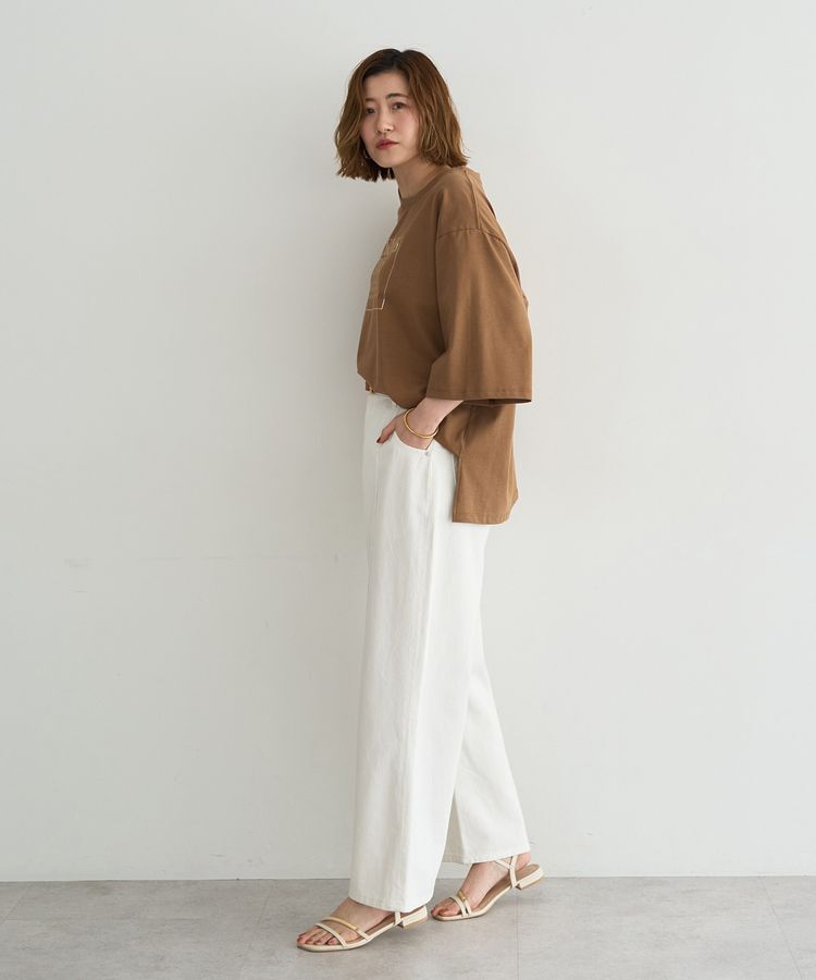 YECCA VECCA「綿麻バギーツイルパンツ」|その他|
