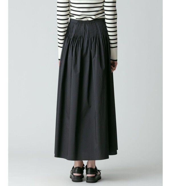 allureville「タフタピンタックギャザースカート」|スカート|