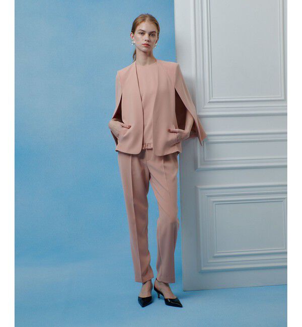 LOULOU WILLOUGHBY「【LOULOU WILLOUGHBY】ハイバックテーパードパンツ」|スラックス|