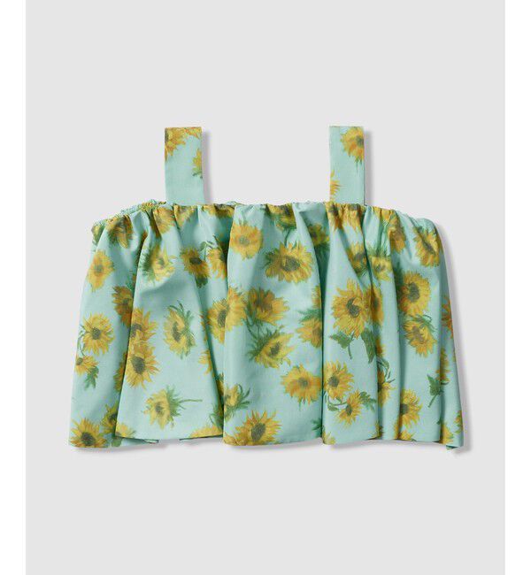 LOULOU WILLOUGHBY「WEB 一部店舗限定【LOULOU WILLOUGHBY】サンフラワープリントブラウス」|シャツ・ブラウス|