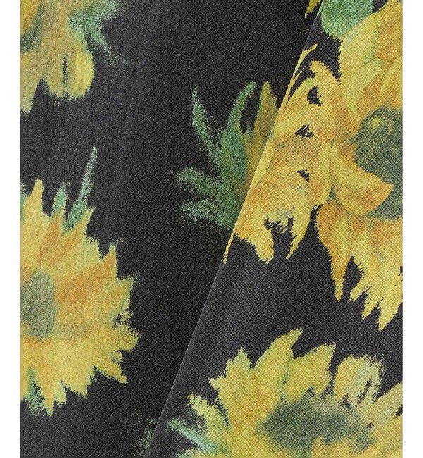 LOULOU WILLOUGHBY「WEB 一部店舗限定【LOULOU WILLOUGHBY】サンフラワープリントブラウス」|シャツ・ブラウス|