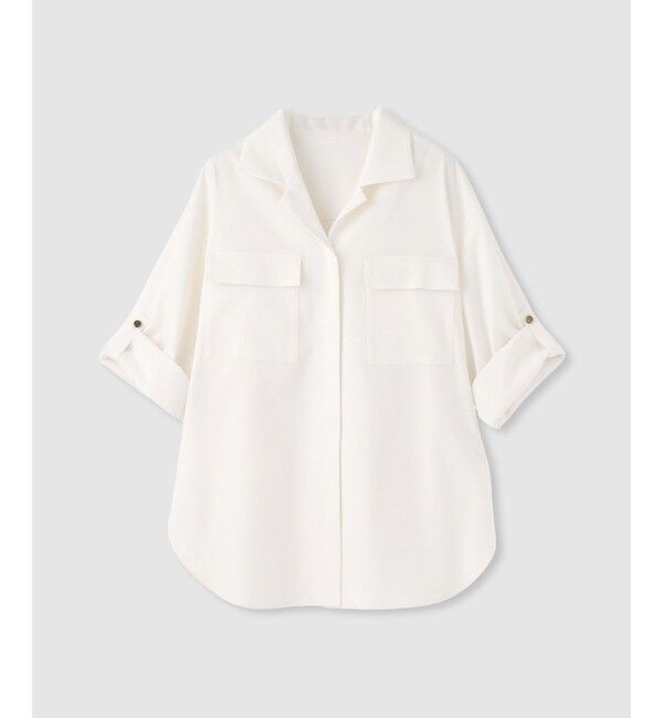 allureville「フィブリルターンバックシャツ」|シャツ・ブラウス|