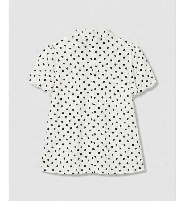 LOULOU WILLOUGHBY「【LOULOU WILLOUGHBY】デシンドットリボンブラウス」|シャツ・ブラウス|