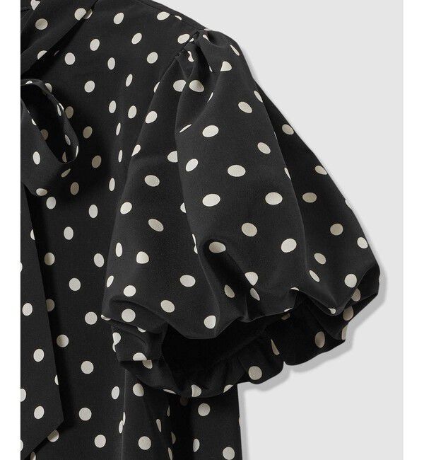 LOULOU WILLOUGHBY「【LOULOU WILLOUGHBY】デシンドットリボンブラウス」|シャツ・ブラウス|