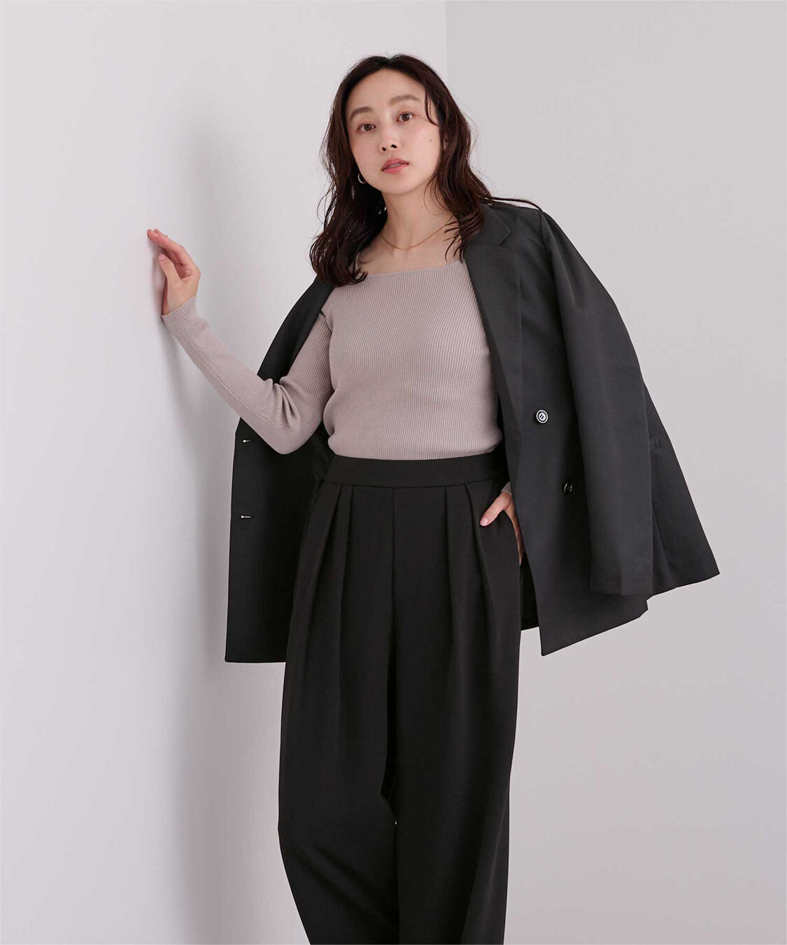 ur's「テーラードダブルブレストジャケット」|テーラードジャケット|