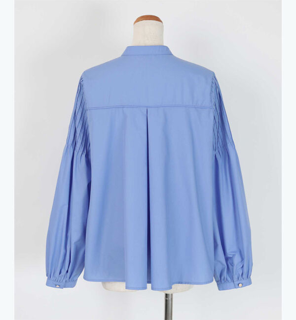 ur's「デザインスリーブバンドカラーフレアシャツ」|シャツ・ブラウス|