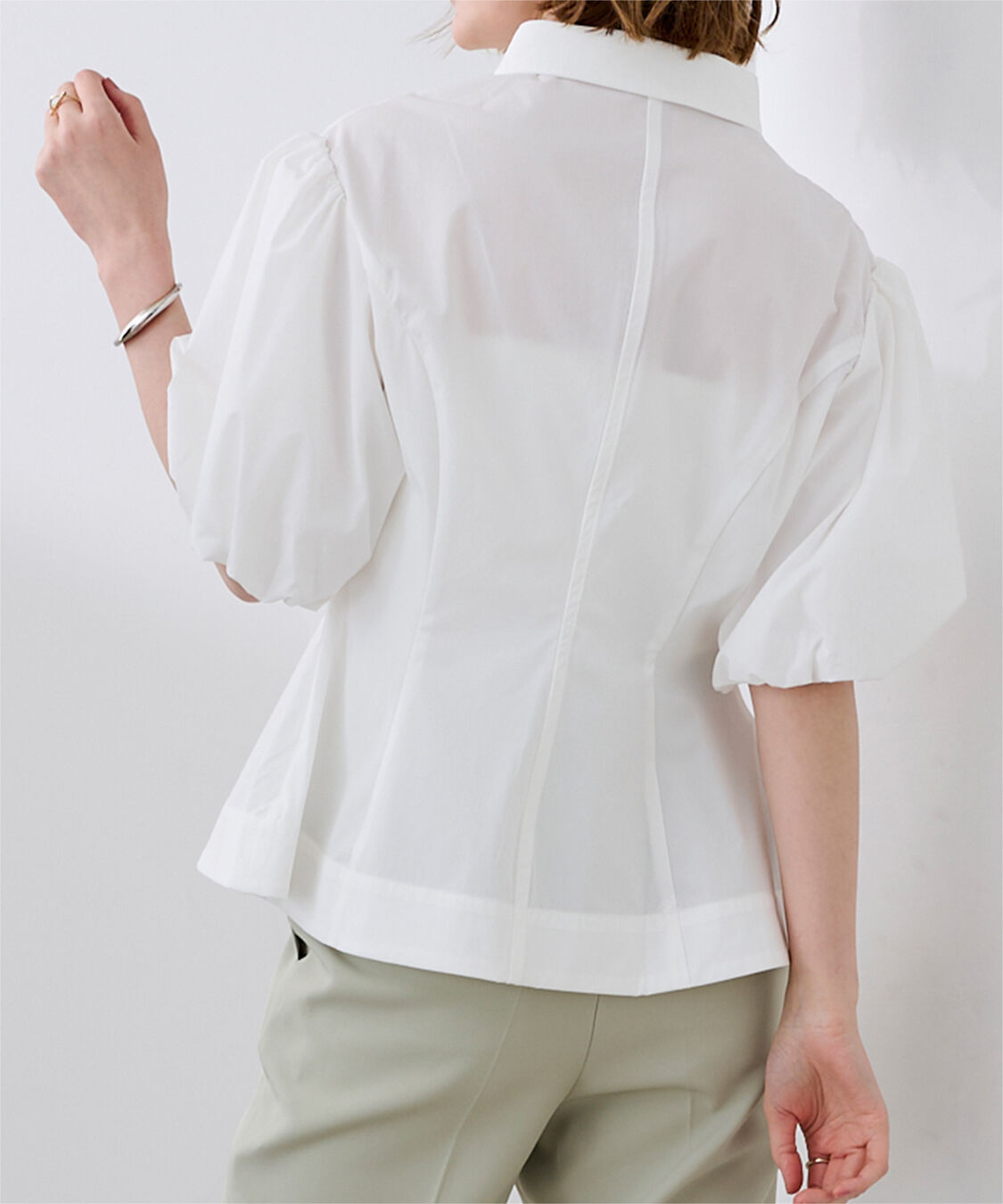 ur's「バルーンスリーブウエストシェイプブラウス」|シャツ・ブラウス|