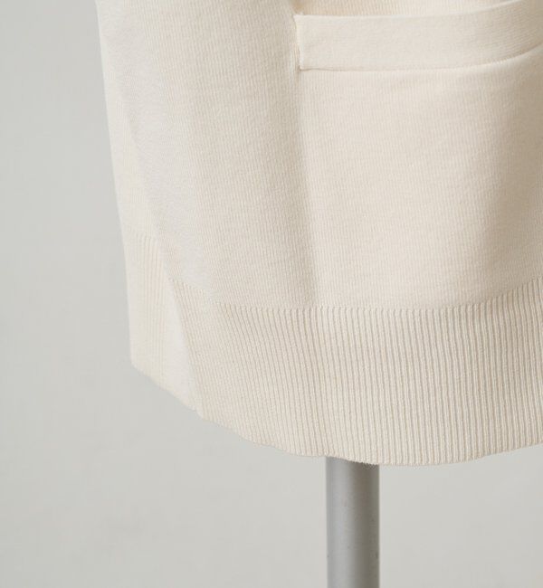  「【手洗い可能】ミラノリブニットジレベスト」|ニット・セーター|