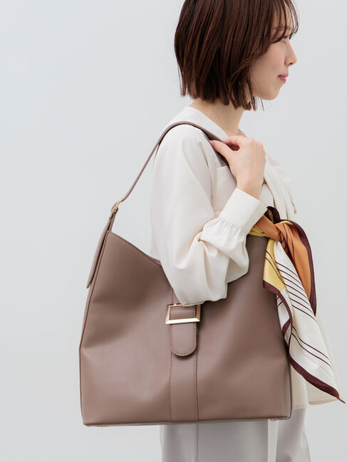 Te chichi「ワンバックルショルダーバッグ」|その他|グレー