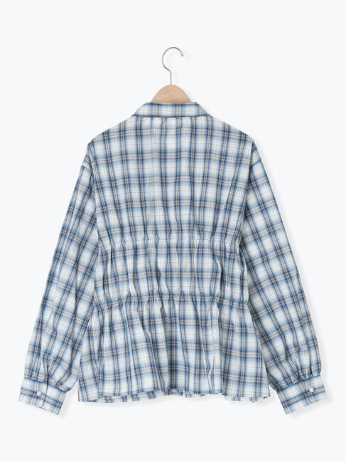 Samansa Mos2「シャーリングシャツ」|シャツ・ブラウス|