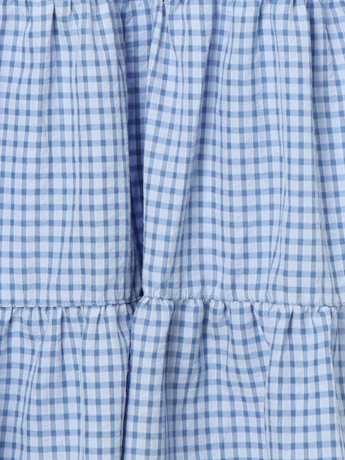 Samansa Mos2 Lagom「【140・150】チェック柄ティアードワンピース」|ワンピース|