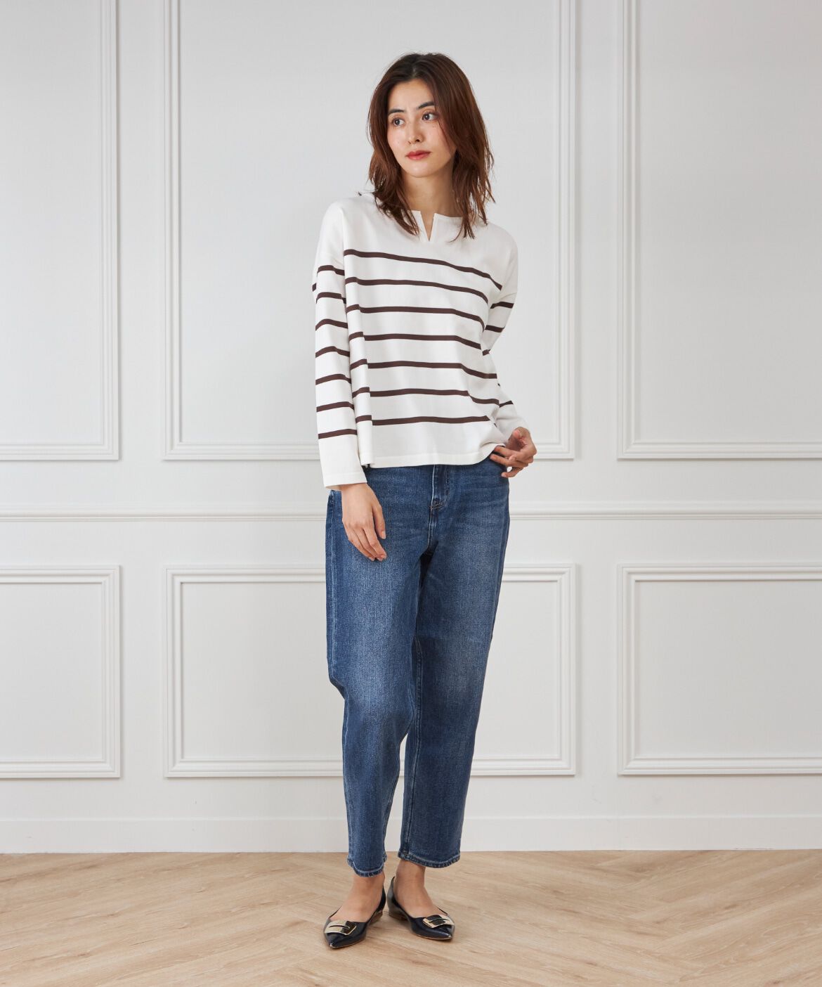 7-IDconcept.「Cacao ペグトップデニム《Healthy DENIM》」|デニム|