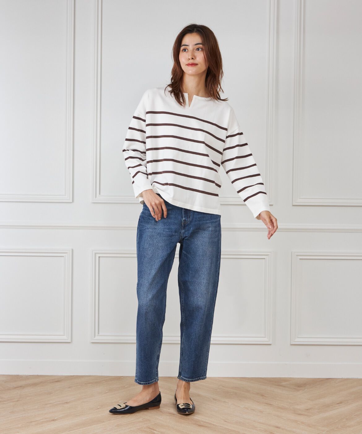 7-IDconcept.「Cacao ペグトップデニム《Healthy DENIM》」|デニム|