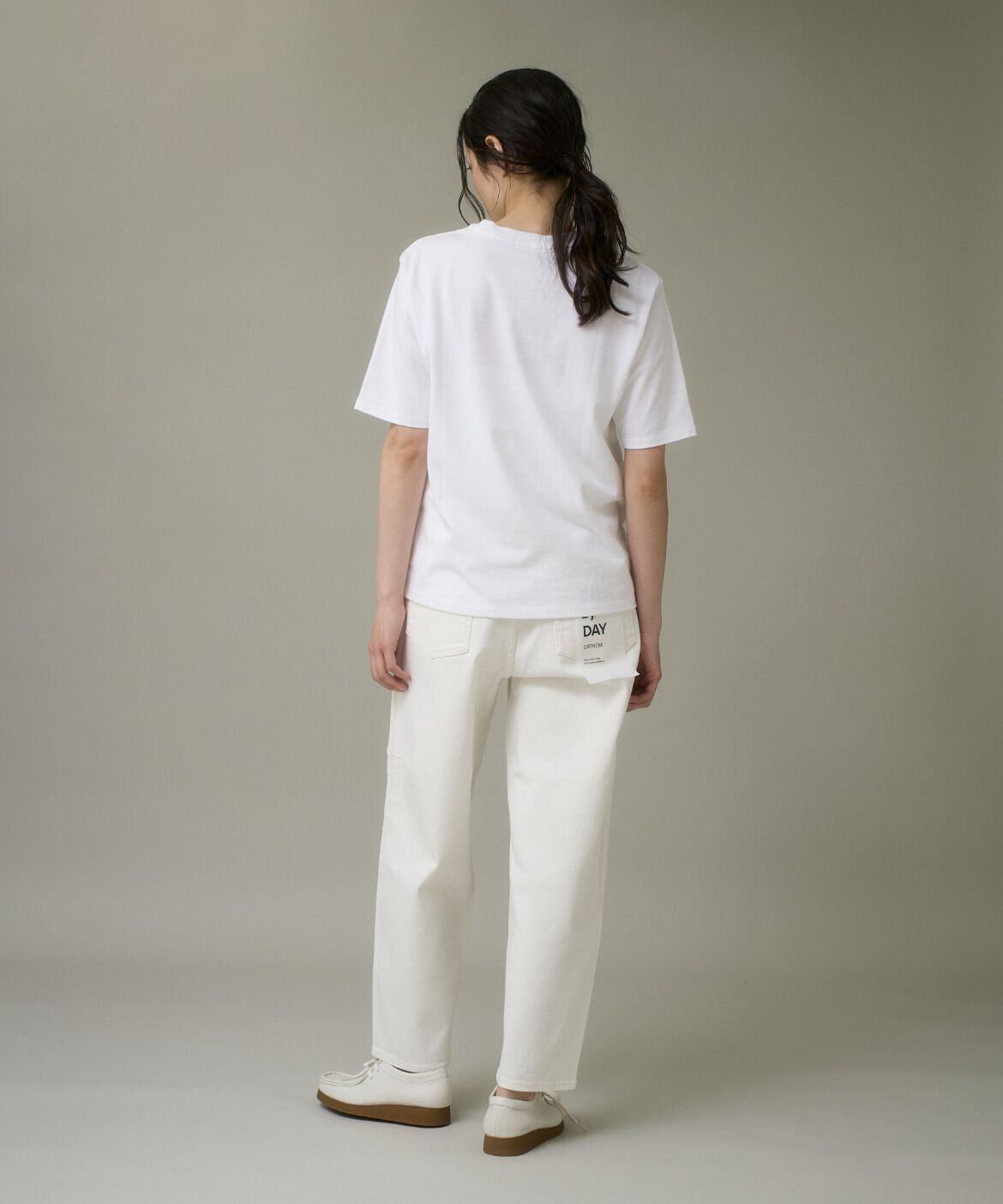 DAY by DAY it&rsquo;s international「ホワイトデニムバレルレッグパンツ」|その他|