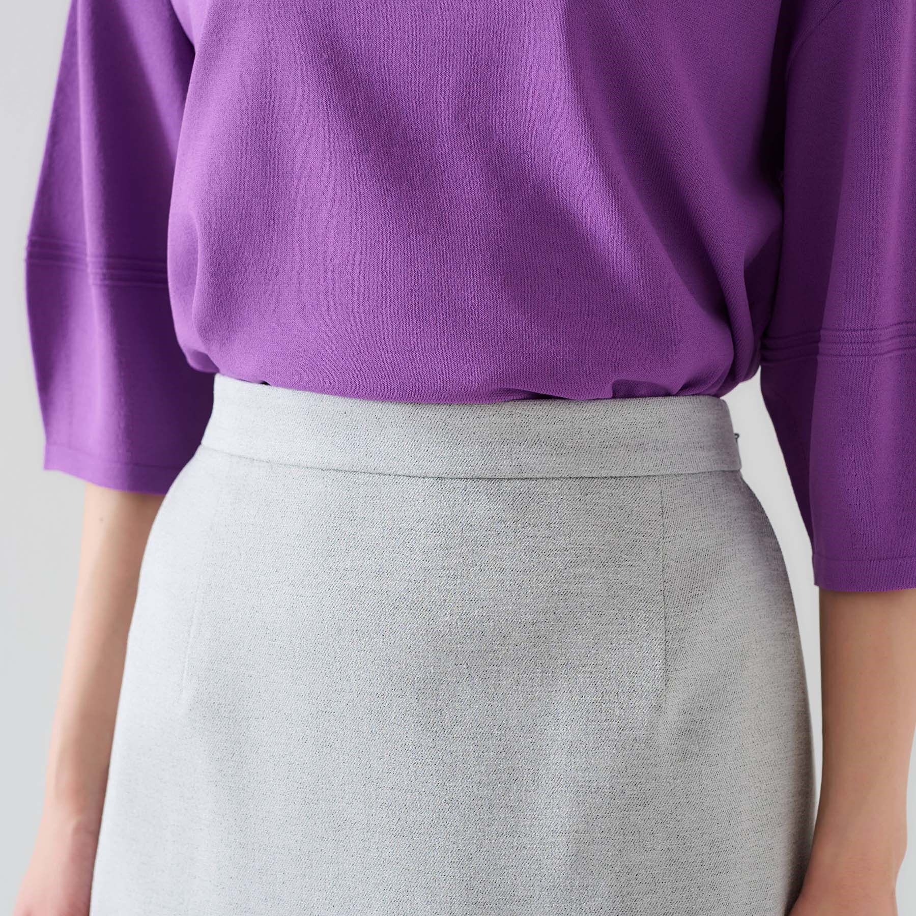 UNTITLED「【オンオフ/ストレッチ】裾フリンジナロースカート」|スカート|