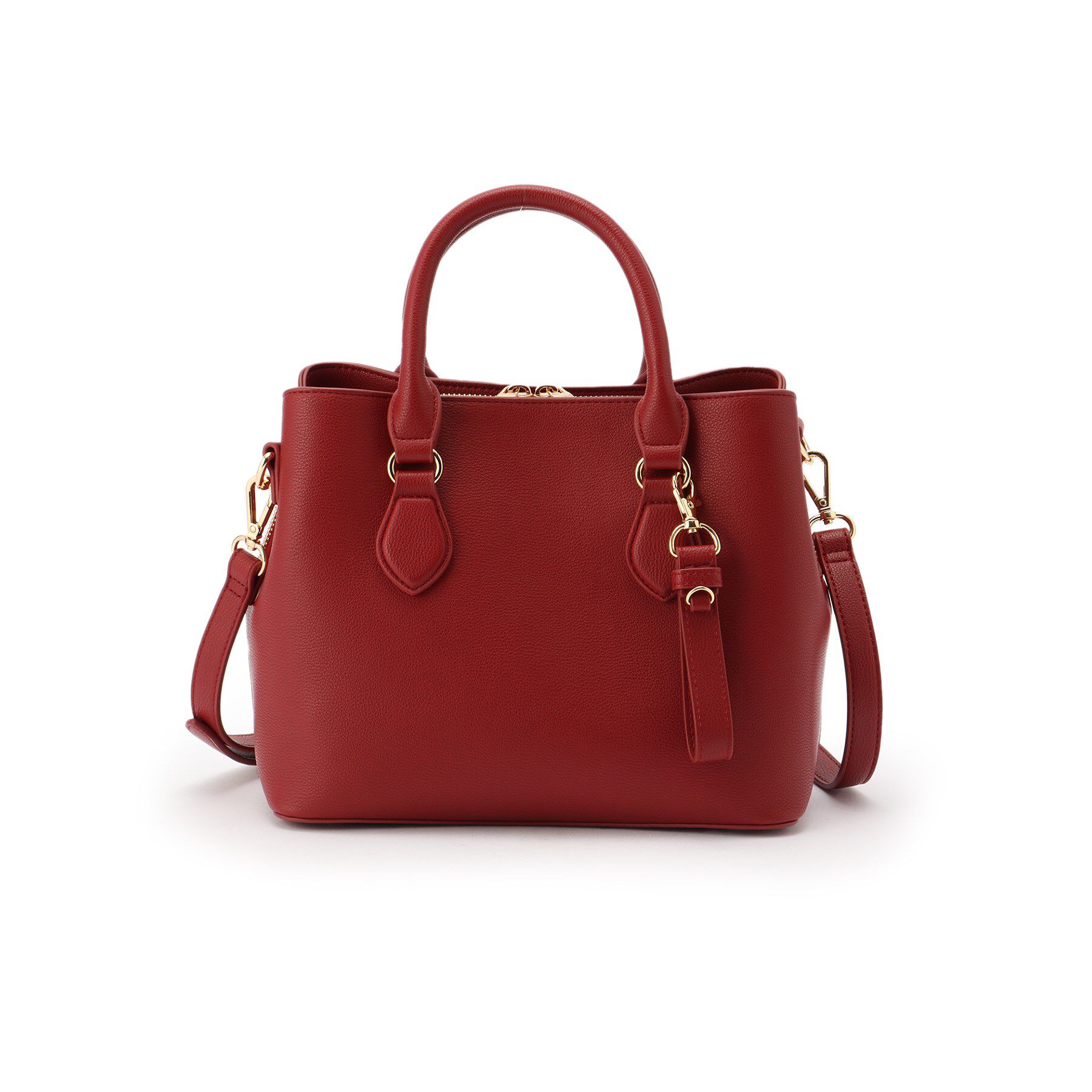 COUP DE CHANCE「【2WAY/通勤/セレモニー】クローチェバッグ」|ショルダー・メッセンジャー|ワインレッド(063