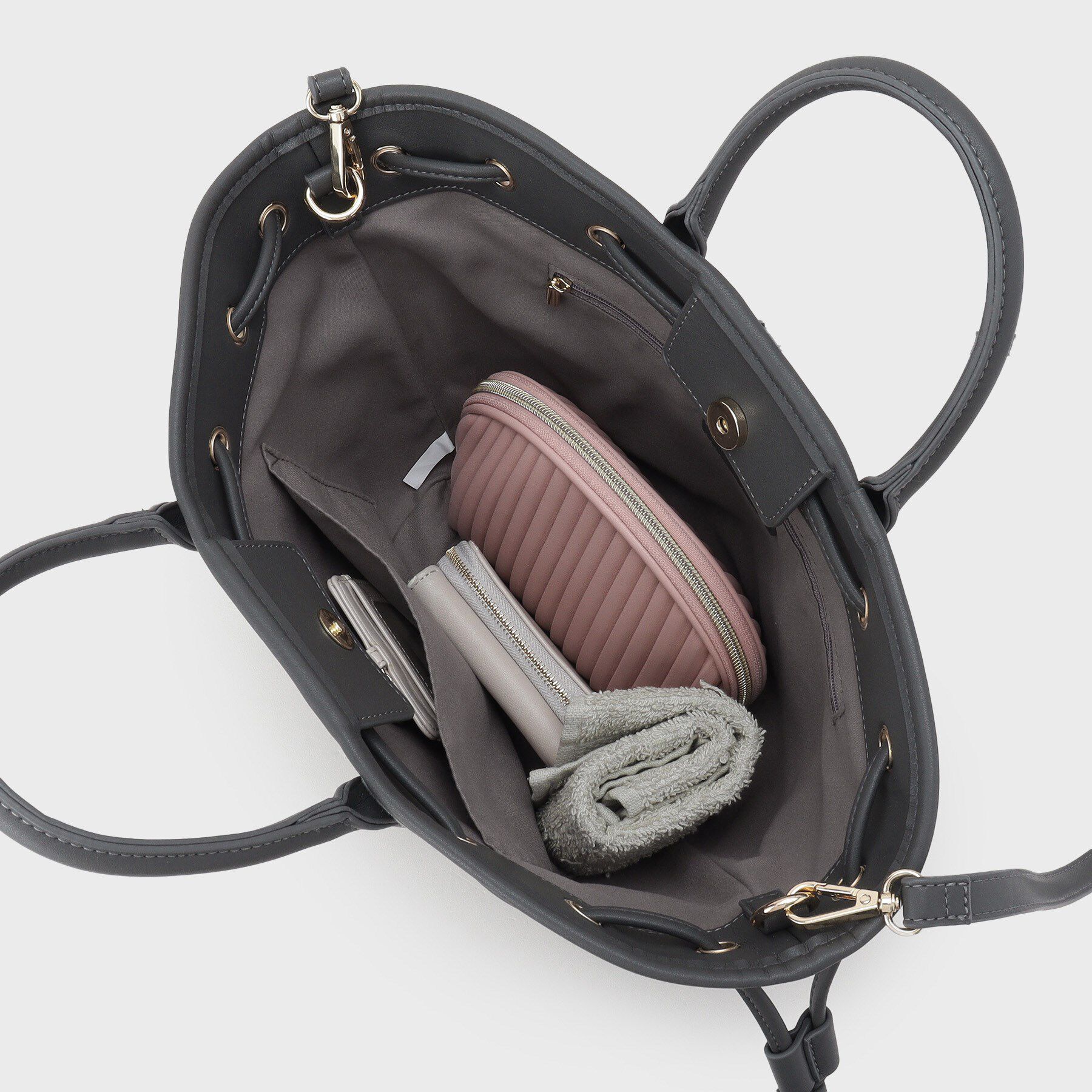 COUP DE CHANCE「ダブルシェイプトート／2WAY使用／ショルダー付き」|トートバッグ|