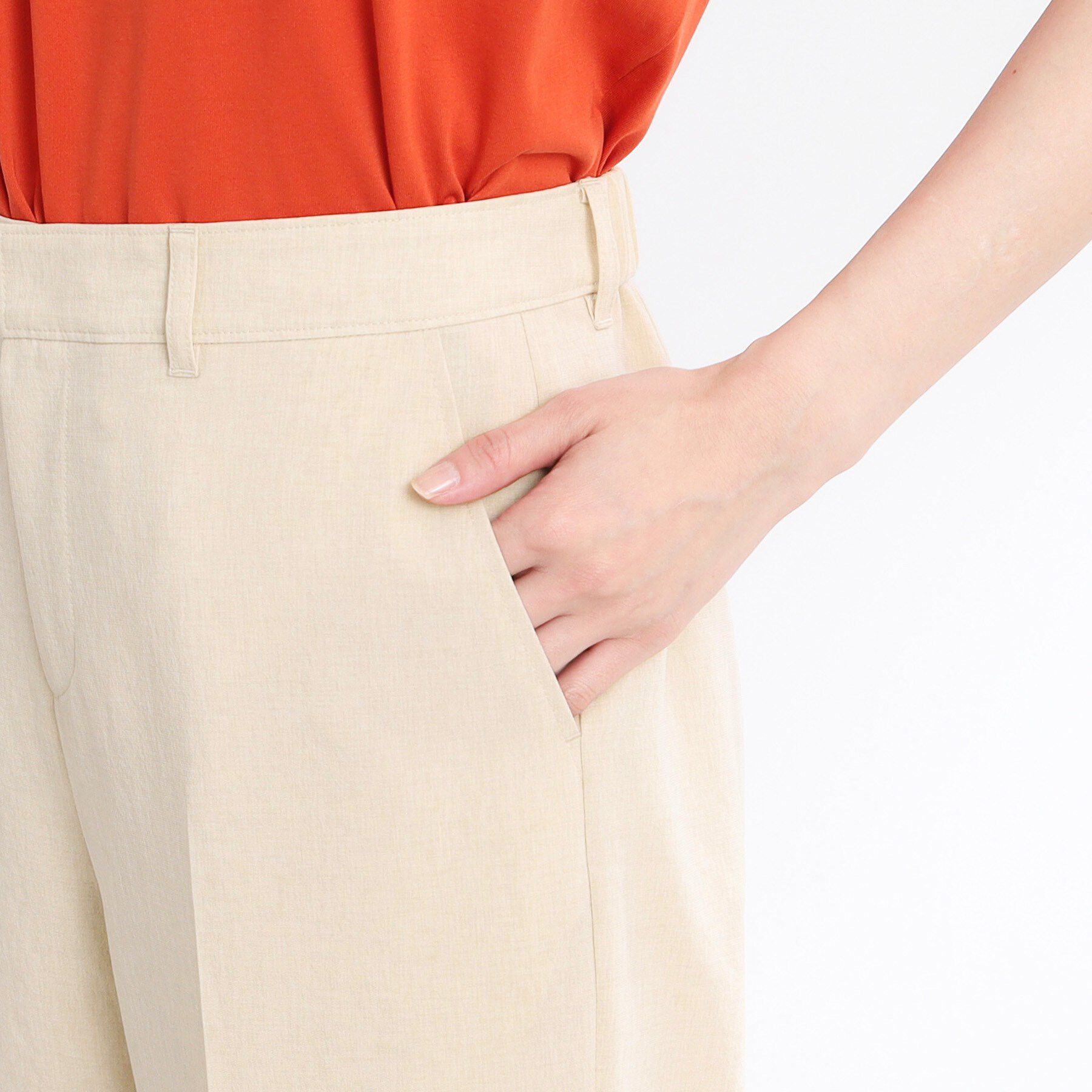 Reflect「【マシンウォッシュ可／セットアップ可／通勤におすすめ】ドライタッチストレートパンツ」|その他|