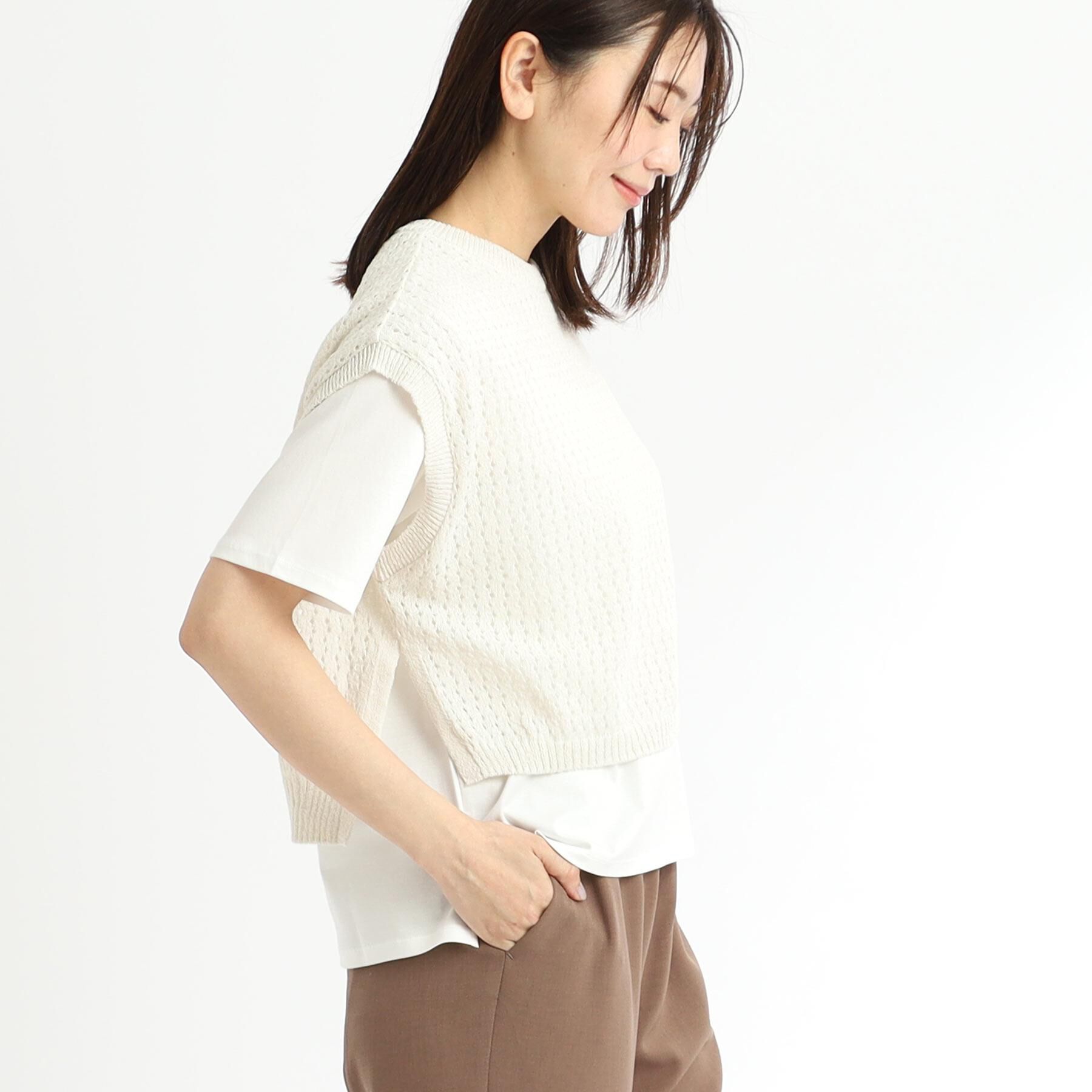 Reflect「【夏SALE／UVカット／接触冷感／マシンウォッシュ可能】ベーシックジャージTシャツ」|Tシャツ・カットソー|