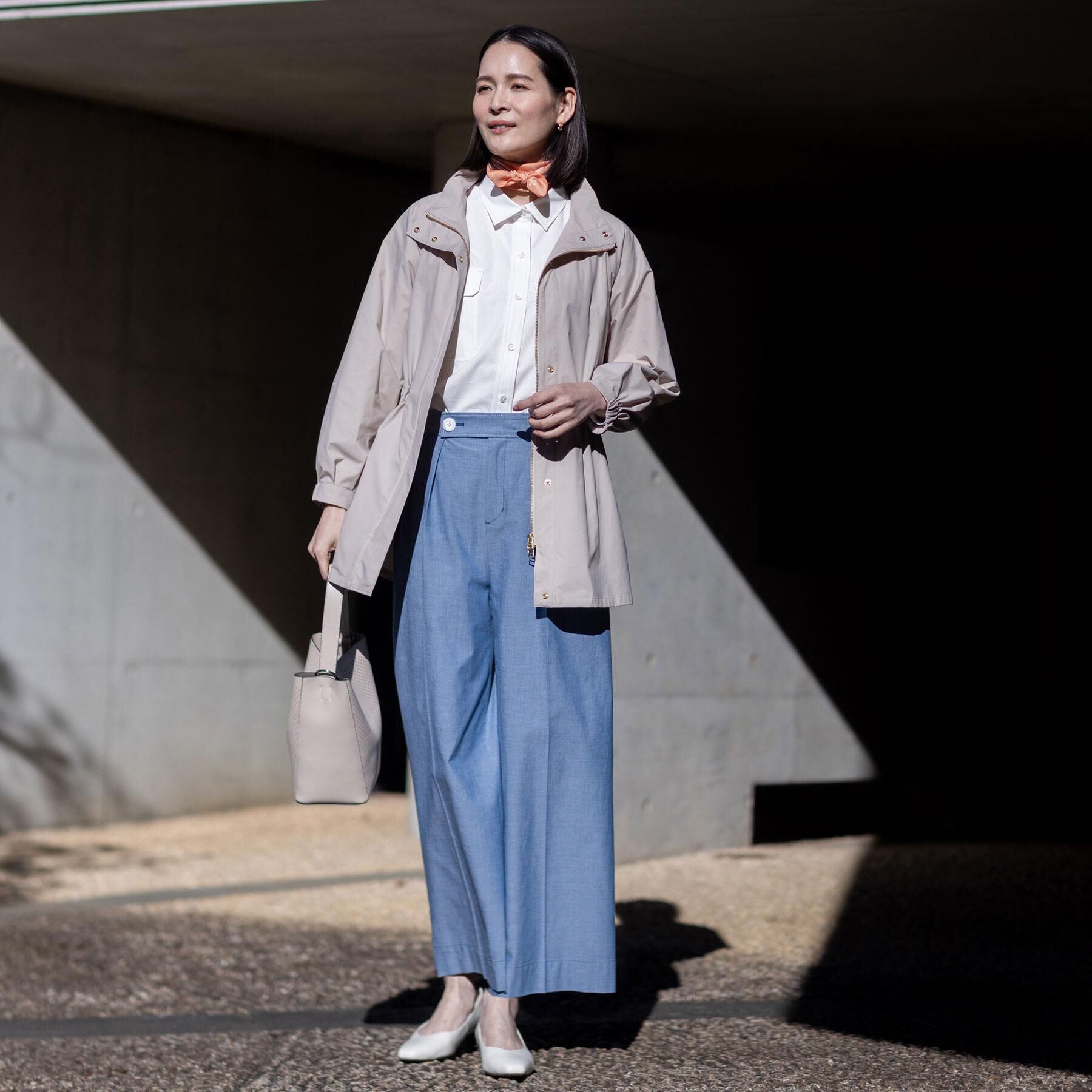 Reflect「ストレッチタフタミドル丈スタンドカラーコート」|その他|