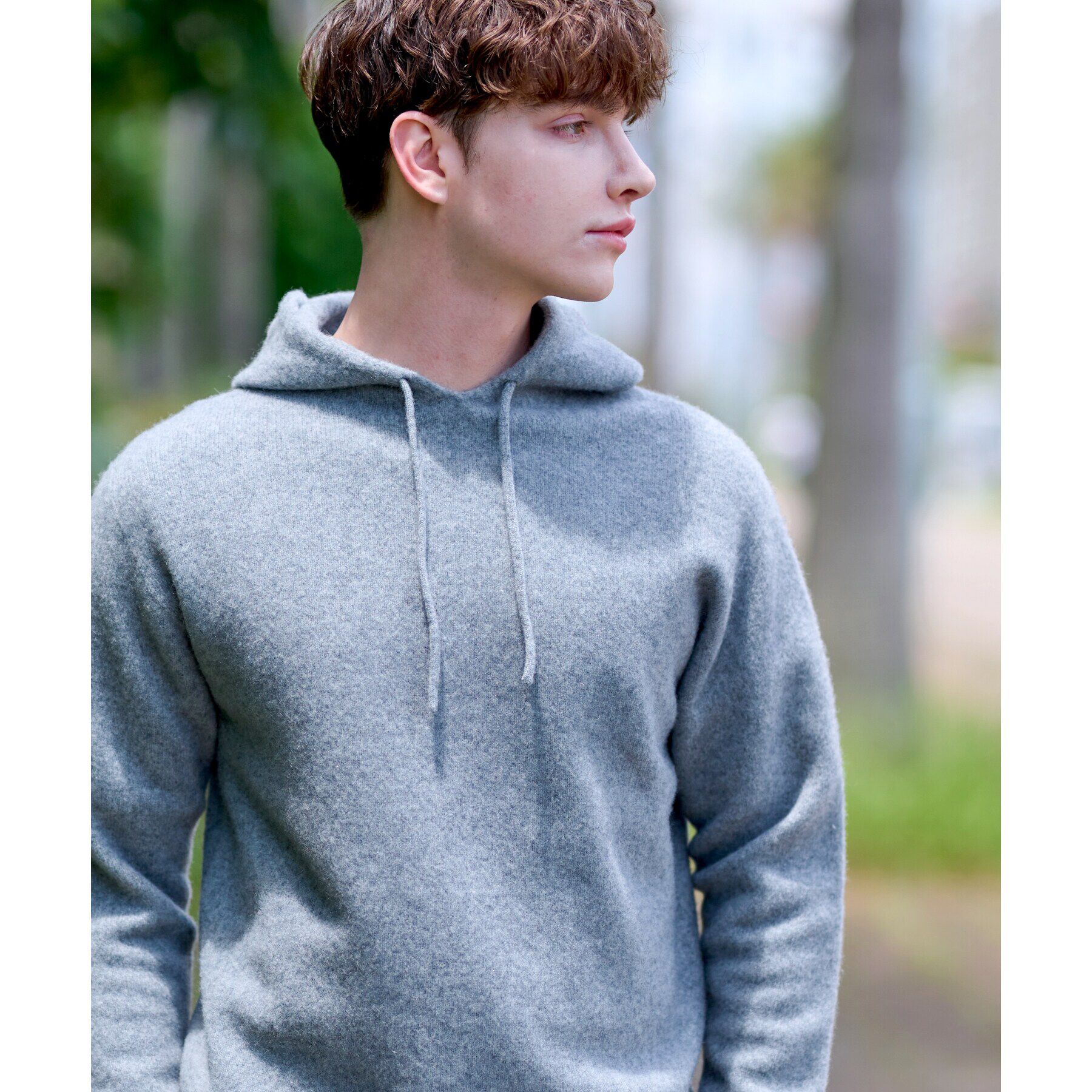 DRESSTERIOR「ホールガーメント ニットパーカ」|ニット・セーター|