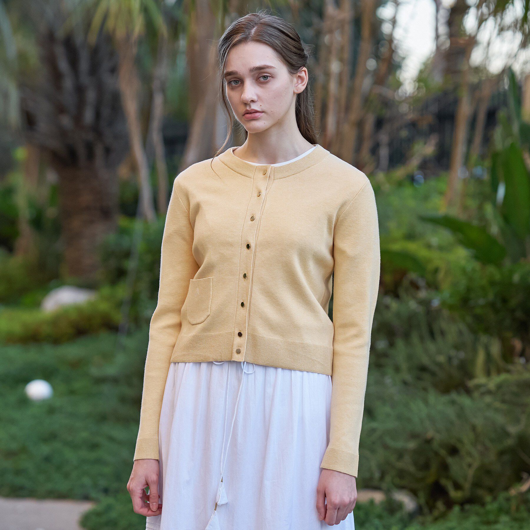 DRESSTERIOR「ウォッシャブルコットンカシミヤカーディガン」|カーディガン|