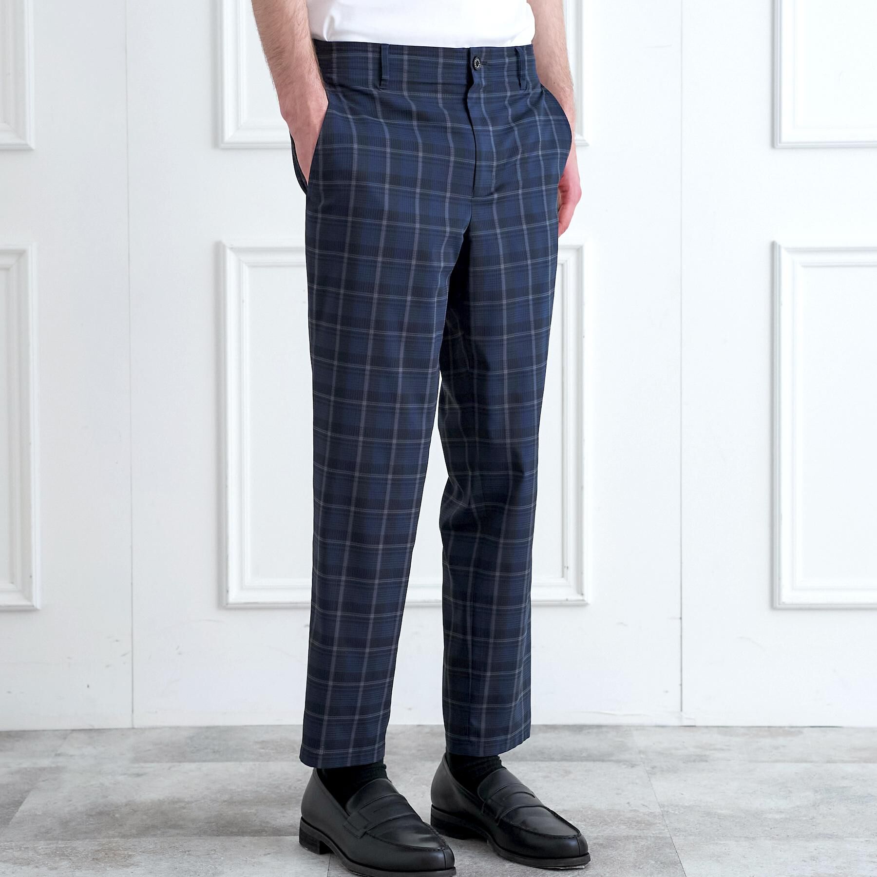 DRESSTERIOR「【セットアップ可/ウォッシャブル】DotAir チェック SET UP パンツ」|その他|