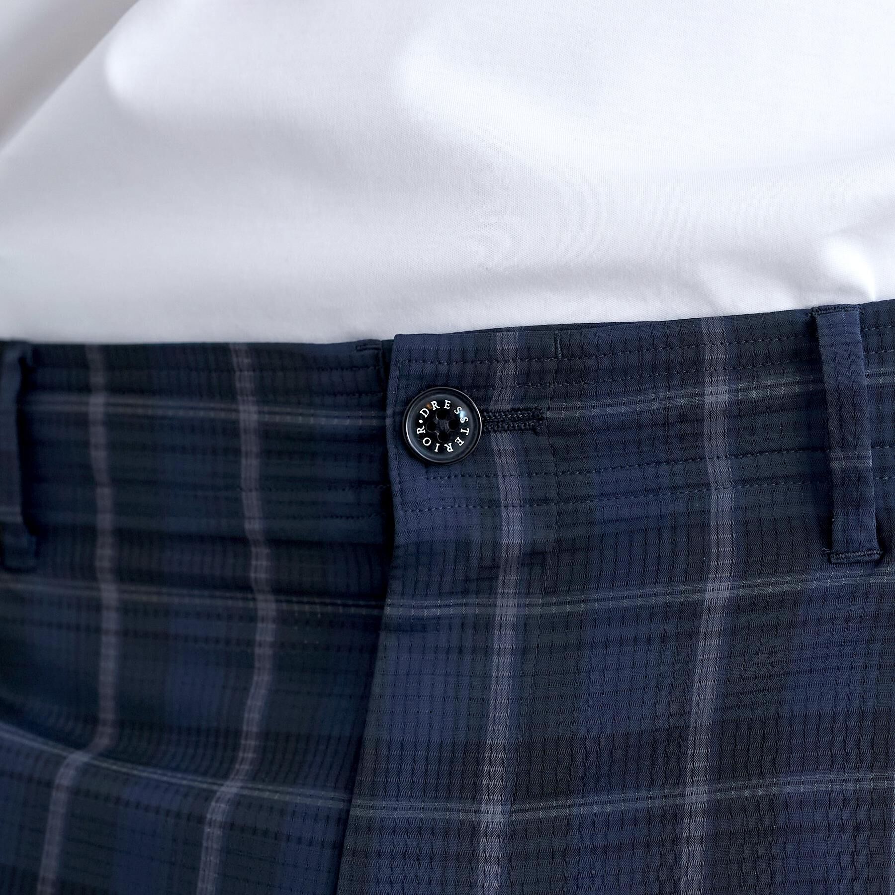 DRESSTERIOR「【セットアップ可/ウォッシャブル】DotAir チェック SET UP パンツ」|その他|