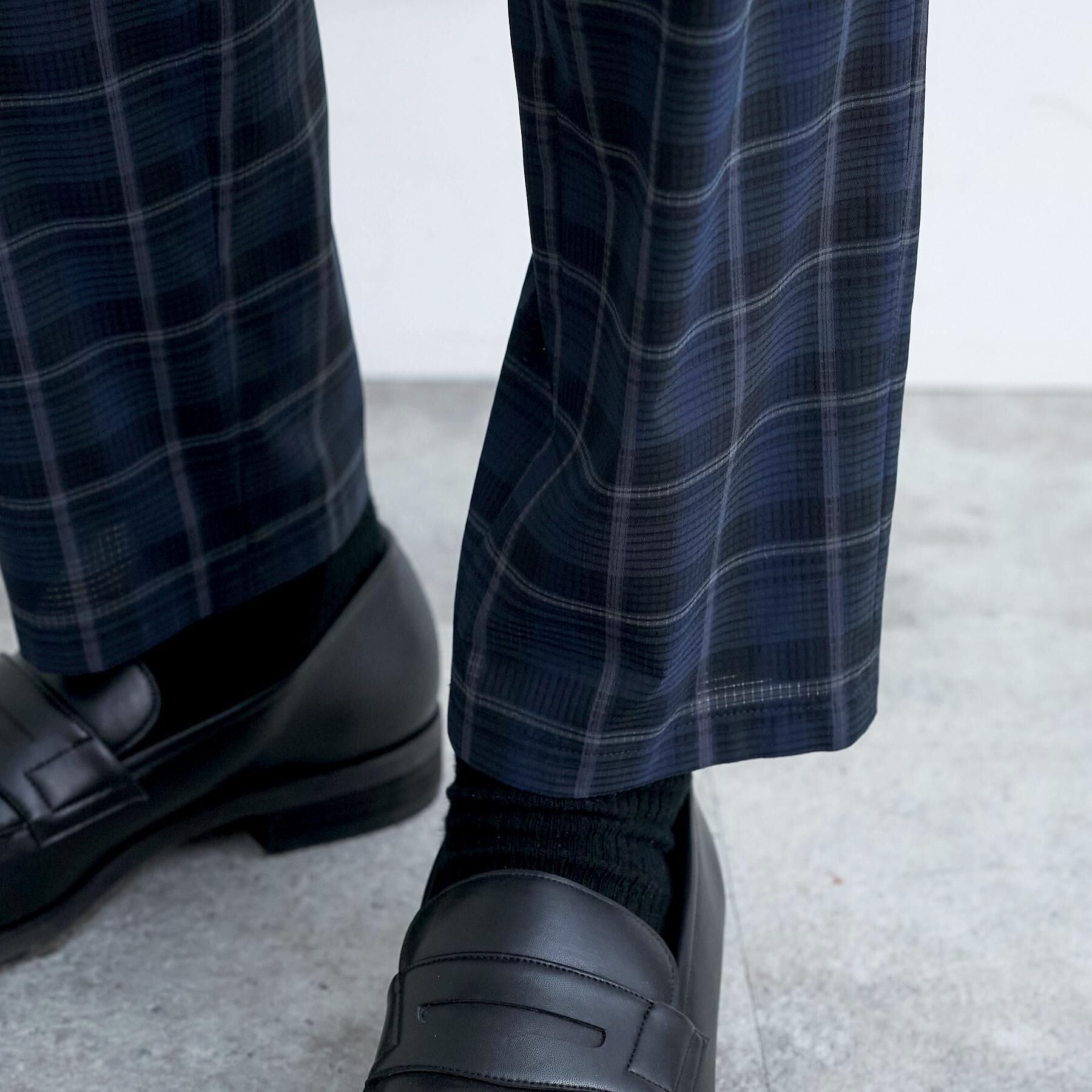 DRESSTERIOR「【セットアップ可/ウォッシャブル】DotAir チェック SET UP パンツ」|その他|